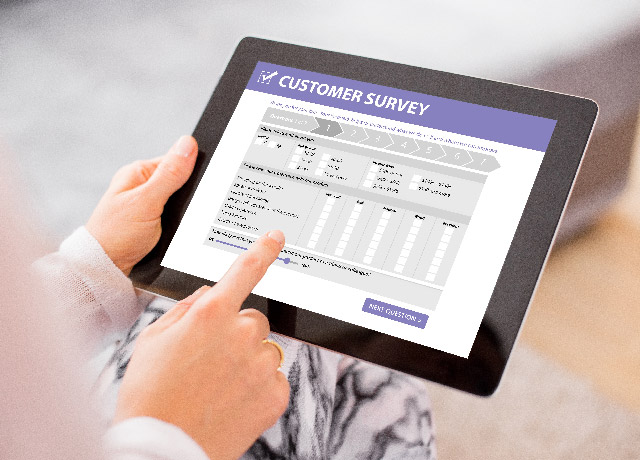 taking a survey