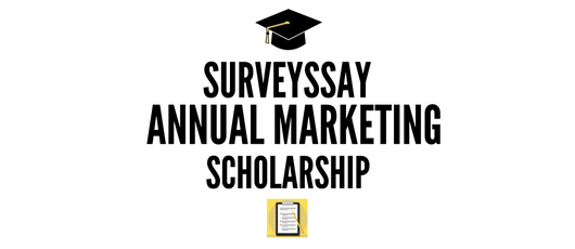 surveyssay annual marketing scholarship