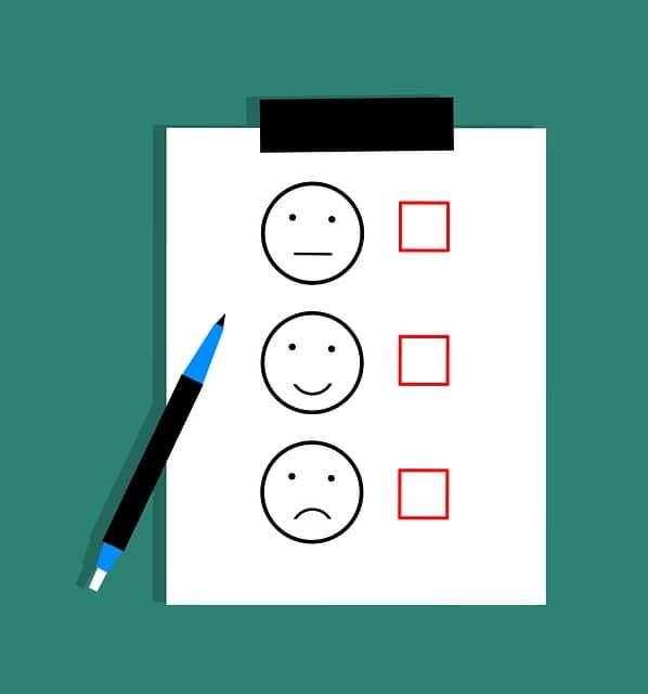 feedback and survey checklist graphics